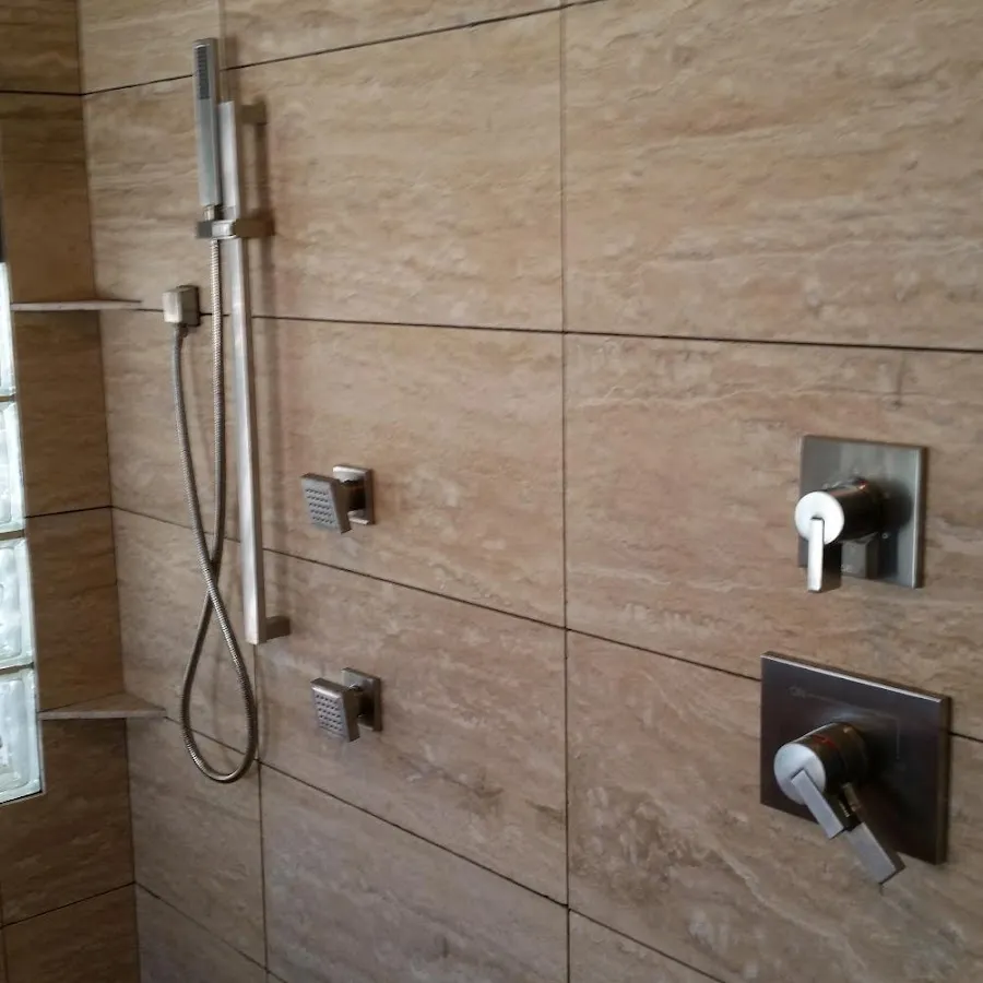 Shower fixture installation for Frozen Pipe Repair in North Alamo